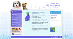 Desktop Screenshot of animalmadpetgrooming.com